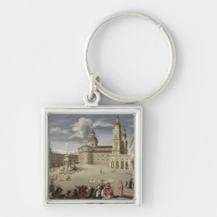 Christ blessing the people of Salzburg Key Ring