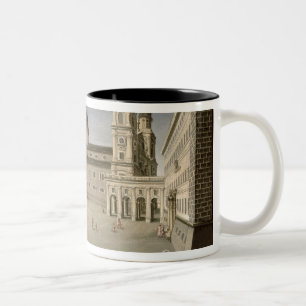 Christ blessing the people of Salzburg Two-Tone Coffee Mug