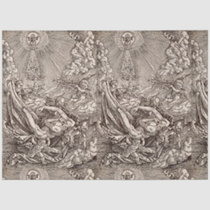 Christ Born to Heaven by Angels Tissue Paper