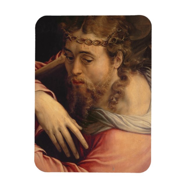 Christ Carrying the Cross, 1540-45 (oil on panel) Magnet (Vertical)