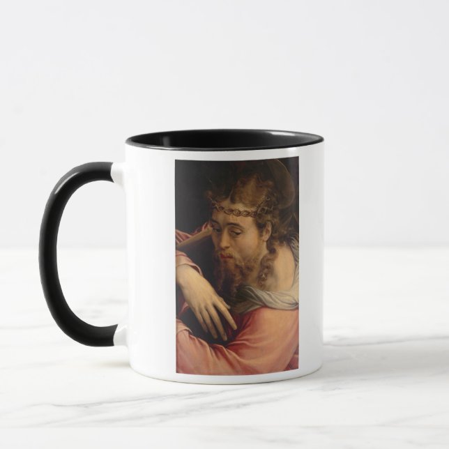 Christ Carrying the Cross, 1540-45 (oil on panel) Mug (Left)