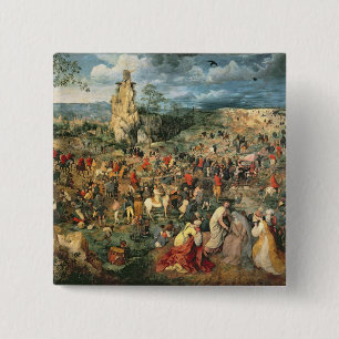 Christ carrying the Cross, 1564 15 Cm Square Badge