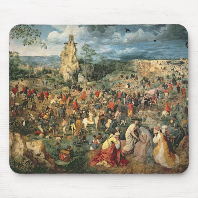 Christ carrying the Cross, 1564 Mouse Mat (Front)