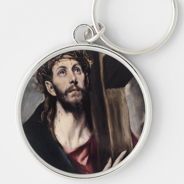 Christ_Carrying_the_Cross_1580 Key Ring (Front)