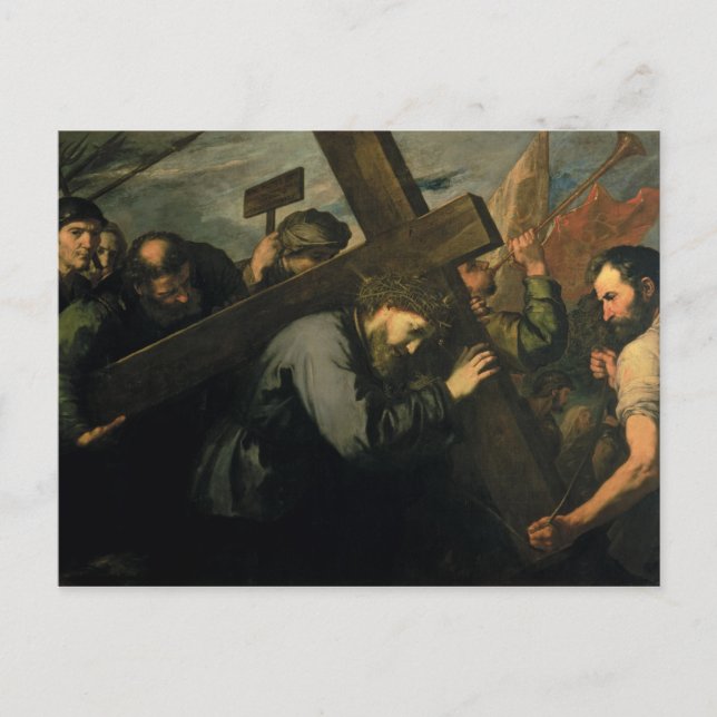 Christ Carrying the Cross, 1635 Postcard (Front)