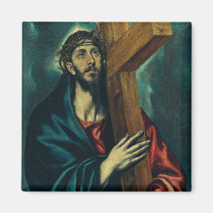 Christ Carrying the Cross by El Greco Magnet