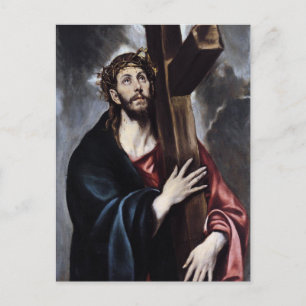 Christ Carrying the Cross by El Greco Postcard