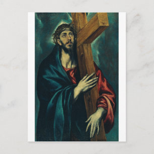 Christ Carrying the Cross by El Greco Postcard