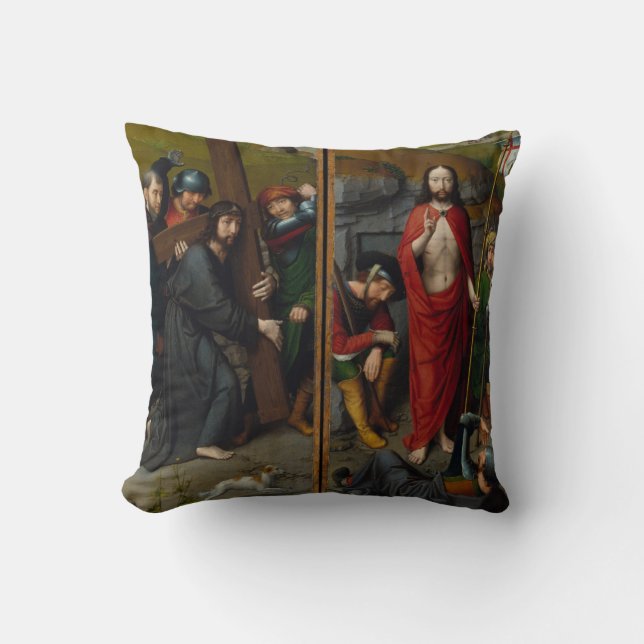 Christ Carrying the Cross Cushion (Front)