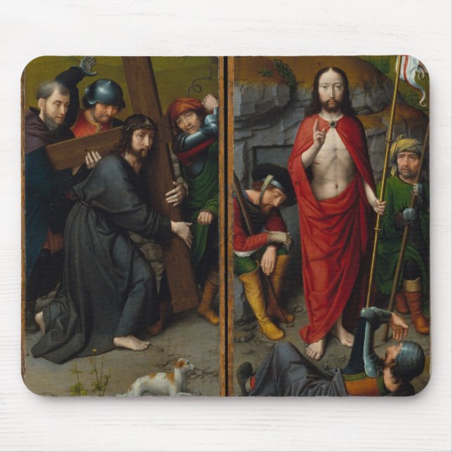 Christ Carrying the Cross Mouse Mat (Front)