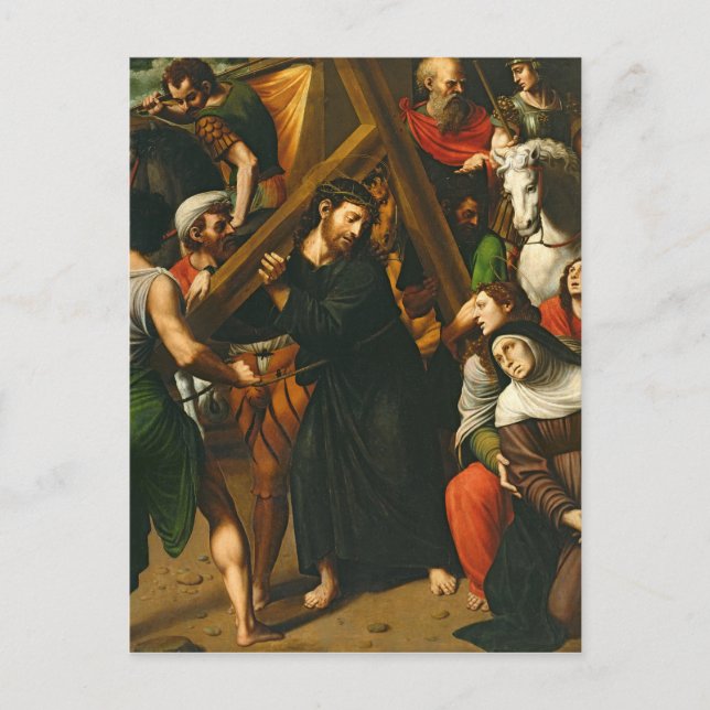 Christ Carrying the Cross Postcard (Front)