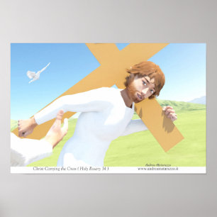 Christ carrying the Cross Poster