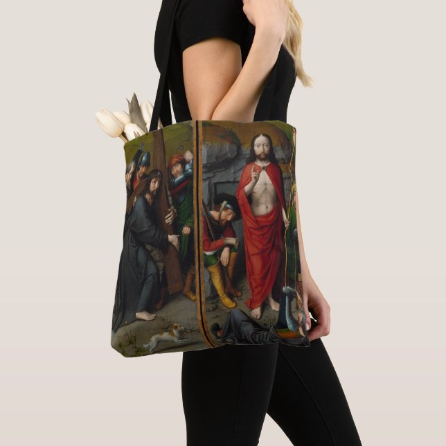Christ Carrying the Cross Tote Bag (Close Up)