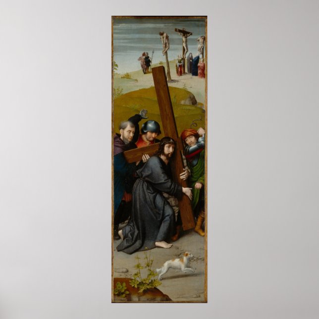 Christ Carrying the Cross, with the Crucifixion Poster (Front)