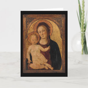 Christ Child in  Arch with Mother Holiday Card