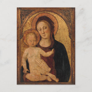 Christ Child in Arch with Mother Postcard