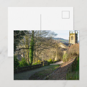 Christ Church Sowerby Bridge: Historic Church Bank Postcard