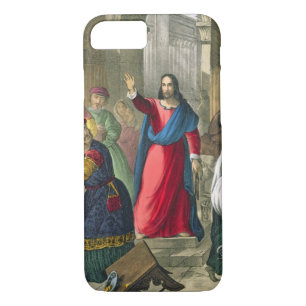 Christ Cleanses the Temple, from a bible printed b iPhone 8/7 Case