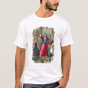 Christ Cleanses the Temple, from a bible printed b T-Shirt