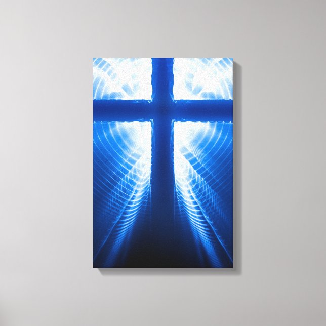 Christ Cross Canvas Print (Front)