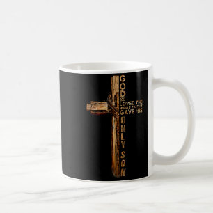 Christ Cross Christian John 3 16 God So Loved The Coffee Mug