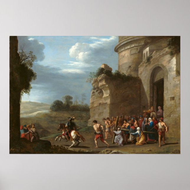 Christ & Cross - van Poelenburch Fine Art Poster (Front)