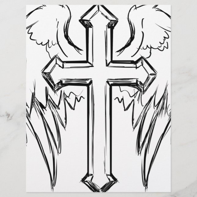 Christ cross with wings (Front)