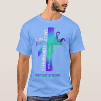 Christ Crossing Pregnancy Infant Loss Awareness T-Shirt