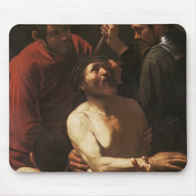 Christ Crowned by Thorns, c.1602 Mouse Mat (Front)