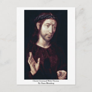 Christ Crowned With Thorns By Hans Memling Postcard