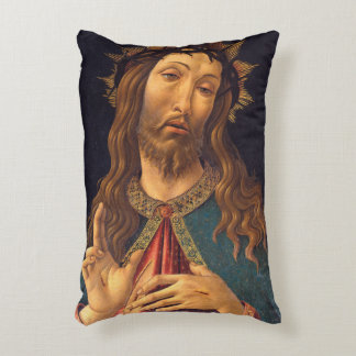 Christ Crowned with Thorns by Sandro Botticelli Decorative Cushion