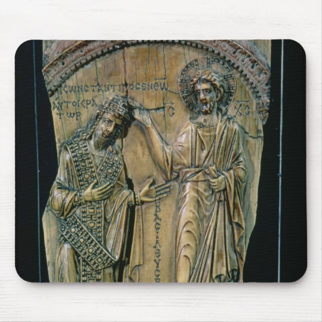 Christ Crowning the Emperor Constantine VII Mouse Mat (Front)