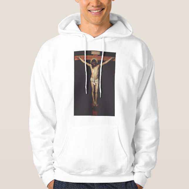 Christ Crucified by Diego Velazquez Hoodie (Front)