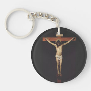 Christ Crucified by Diego Velazquez Key Ring
