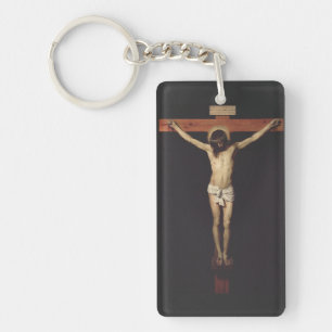 Christ Crucified by Diego Velazquez Key Ring