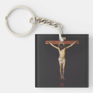 Christ Crucified by Diego Velazquez Key Ring