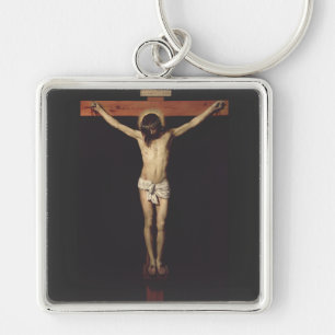 Christ Crucified by Diego Velazquez Key Ring