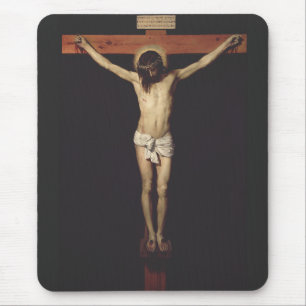 Christ Crucified by Diego Velazquez Mouse Mat