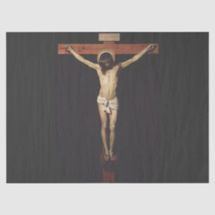 Christ Crucified by Diego Velazquez  Tissue Paper