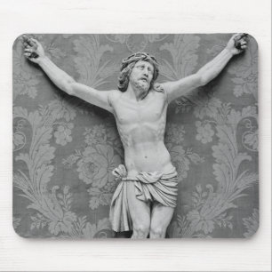 Christ Crucified, by Michelangelo Buonarroti Mouse Mat
