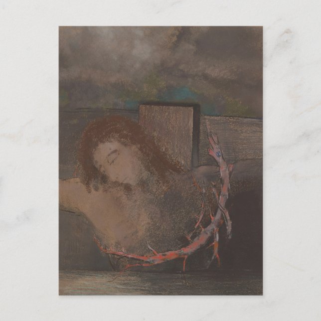 Christ Crucified by Odilon Redon Postcard (Front)