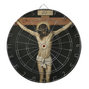 Christ Crucified on the Cross (Faith) (Velazquez) Dartboard