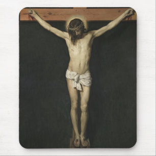 Christ Crucified on the Cross (Faith) (Velazquez) Mouse Mat