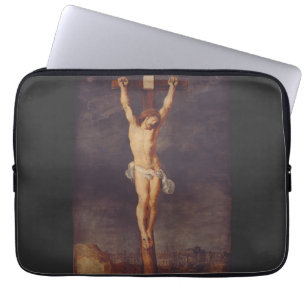 Christ dead on the cross by Peter Paul Rubens Art Laptop Sleeve