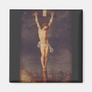 Christ dead on the cross by Peter Paul Rubens Art Magnet
