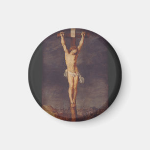 Christ dead on the cross by Peter Paul Rubens Art Magnet
