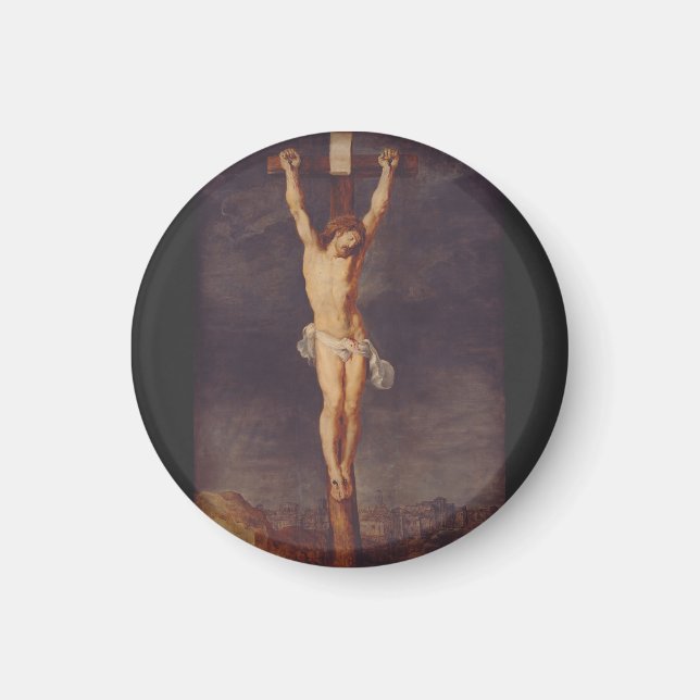 Christ dead on the cross by Peter Paul Rubens  Magnet (Front)