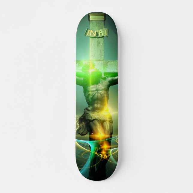 Christ Defeating Death Skateboard (Front)