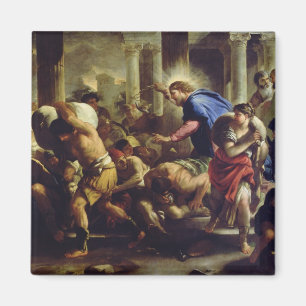 Christ Driving the Merchants from the Temple Magnet