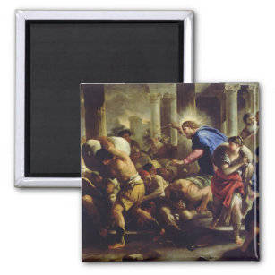 Christ Driving the Merchants from the Temple Magnet
